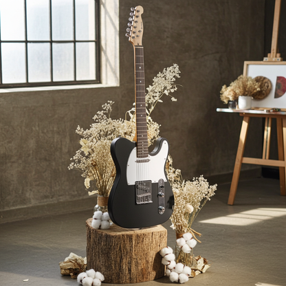 CAL62 Black Electric Guitar