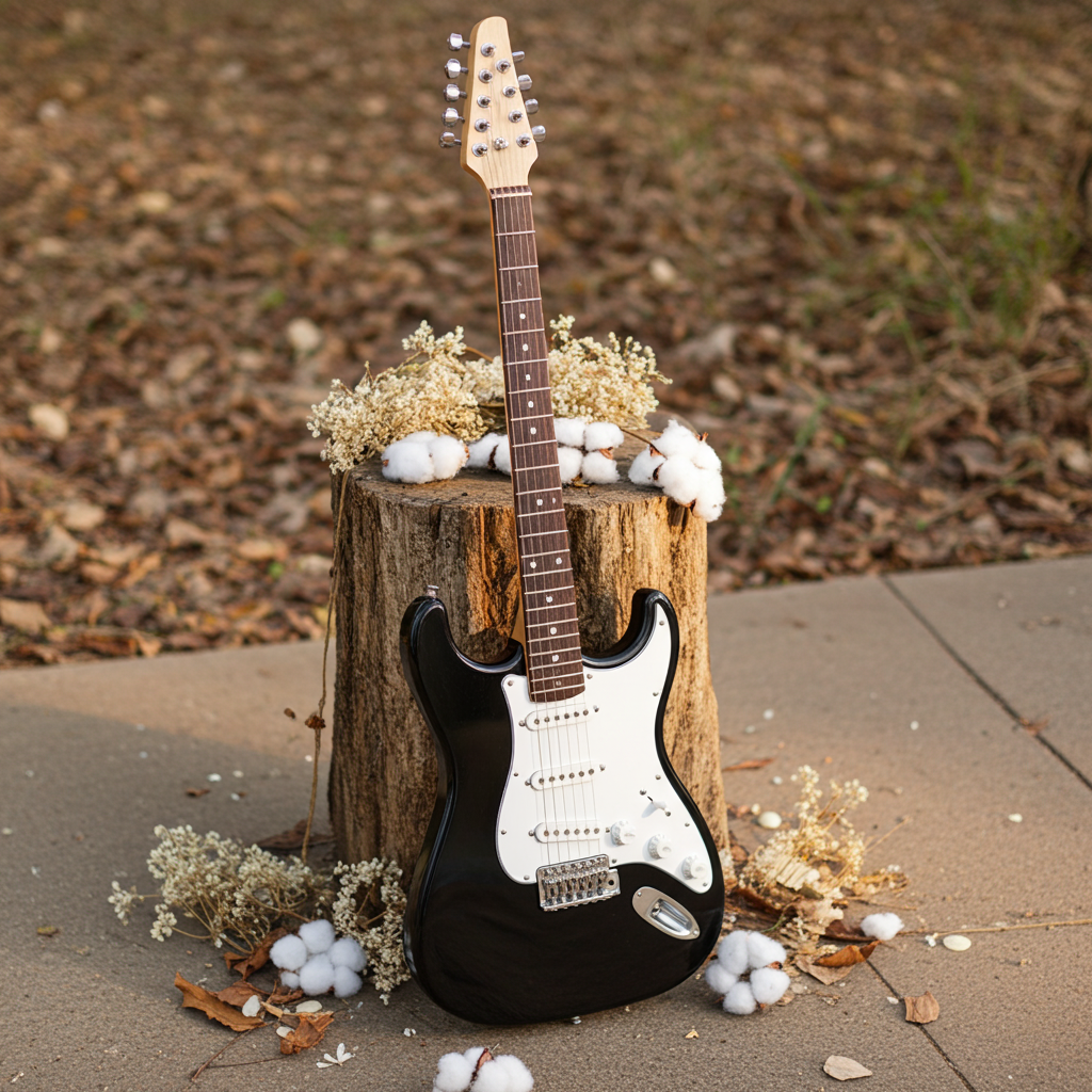 CAL63 Electric Guitar - L/Hand Black