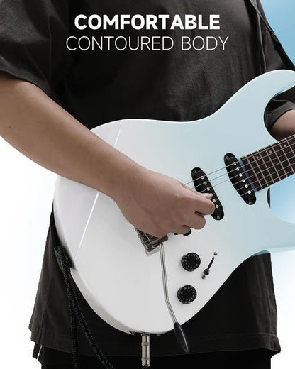 Donner DMT - 66 Electric Guitar with Ceramic Single - Coil - Midnight Purple Gradient - Rhythmic - Cadence