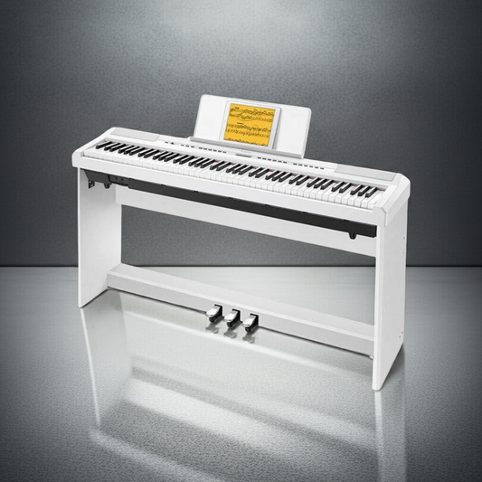 Donner DEP-20 Portable Keyboard 88-Key Weighted with Stand - White