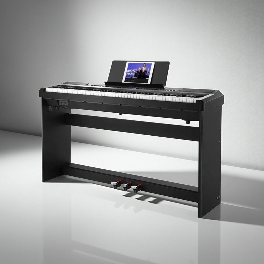 Donner DEP-20 Portable Keyboard 88-Key Weighted with Stand - Black