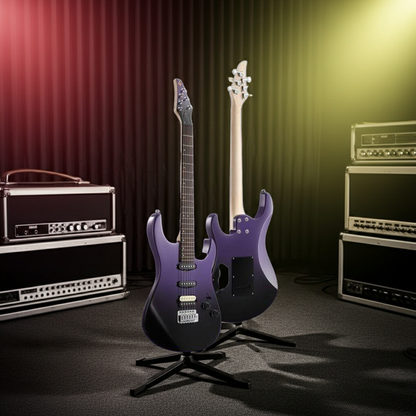 Donner DMT-66 Electric Guitar with Ceramic Single-Coil - Midnight Purple Gradient