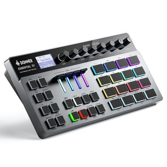 Donner Essential D1 Performance Beat Machine Drum Machine - Rhythmic - Cadence