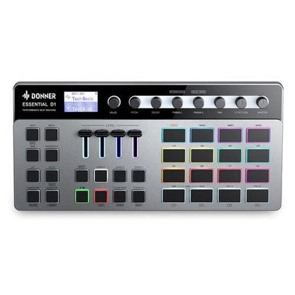Donner Essential D1 Performance Beat Machine Drum Machine - Rhythmic - Cadence