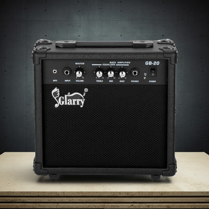 Glarry 20W Portable Electric Bass Amplifier - Perfect Sound for Beginners!