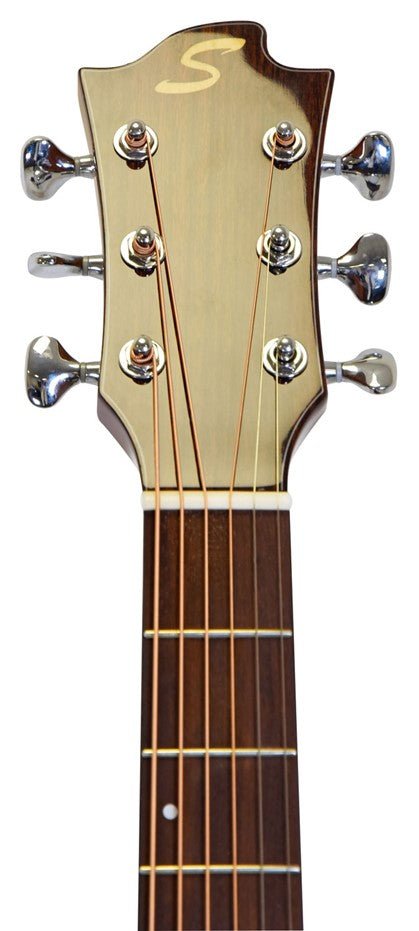 Sevinia Solid Top Series Electro - Acoustic Guitar - OM Cedar Rosewood - Rhythmic - Cadence