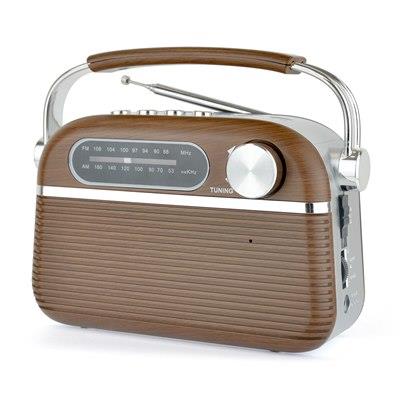Lloytron Bluetooth Rechargeable Radio Vintage - N6403WD - Rhythmic - Cadence