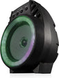 Akai A58168 Vibes 4 Inch LED Party Speaker, Bluetooth Connectivity, Wireless & Portable, 5W, Black - Rhythmic - Cadence