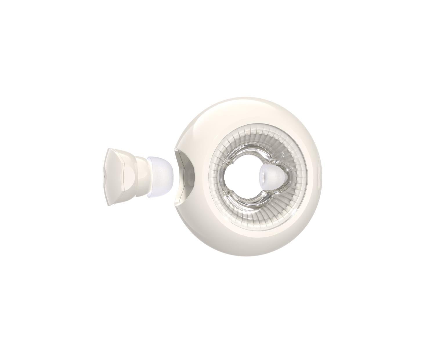 WYEWAVE High Quality Wireless Earbuds With Necklace Soft Touch True Wireless - Beige - Rhythmic - Cadence
