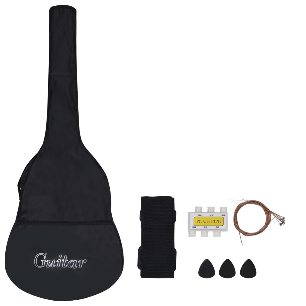 vidaXL 12 Piece Classical Guitar Beginner Set 4/4 39 (8 - 10 day delivery) - Rhythmic - Cadence