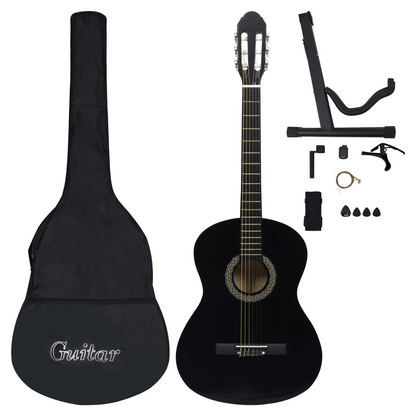 vidaXL 12 Piece Classical Guitar Beginner Set 4/4 39 (8 - 10 day delivery) - Rhythmic - Cadence