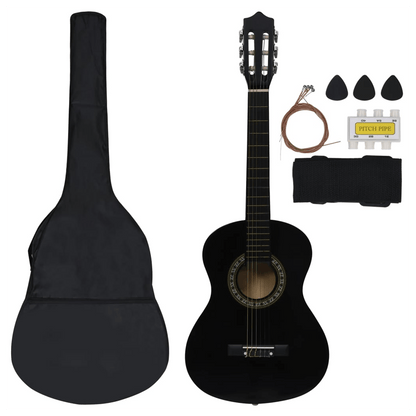 vidaXL 12 Piece Classical Guitar Beginner Set 4/4 39 (8 - 10 day delivery) - Rhythmic - Cadence