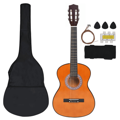vidaXL 12 Piece Classical Guitar Beginner Set 4/4 39 (8 - 10 day delivery) - Rhythmic - Cadence