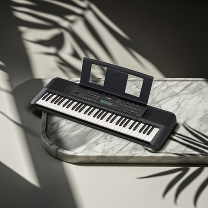 Yamaha - PSR-E283 Portable Keyboard Black including stand