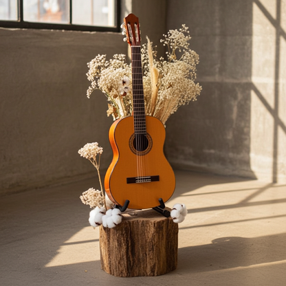 Yamaha C40II Classical Guitar Standard Package Featuring the C40 Classical Guitar, Electronic Tuner & Guitar Bag