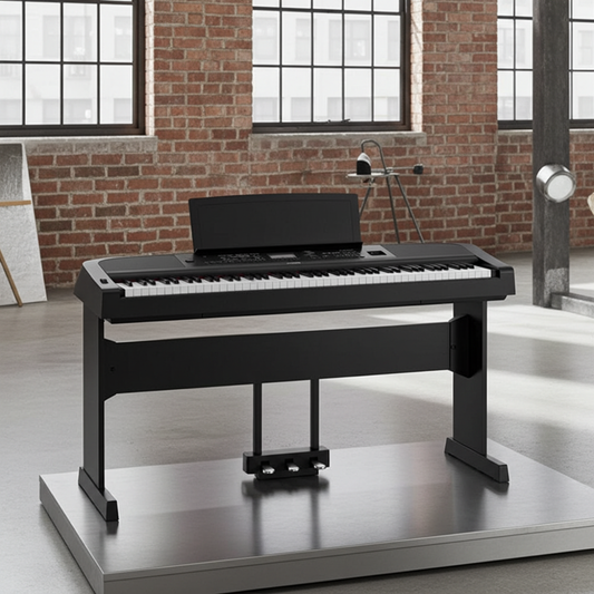 Yamaha DGX-670 Digital Piano Black including 3 Pedals & Stand