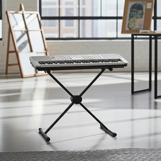 Yamaha EZ-310 Keyboard White & X Stand