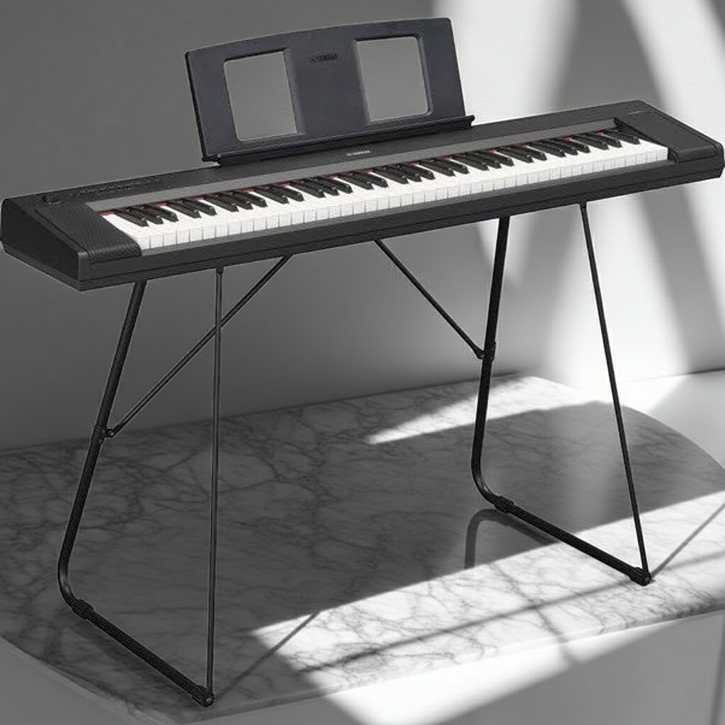 Yamaha NP-35 Keyboard Black including L-2C Stand