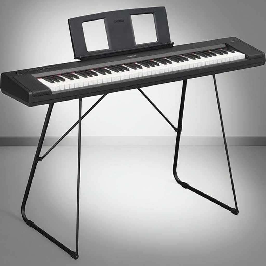 Yamaha NP-35 Keyboard Black including L-2C Stand