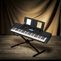 Yamaha PSR -E383 Keyboard Black including stand