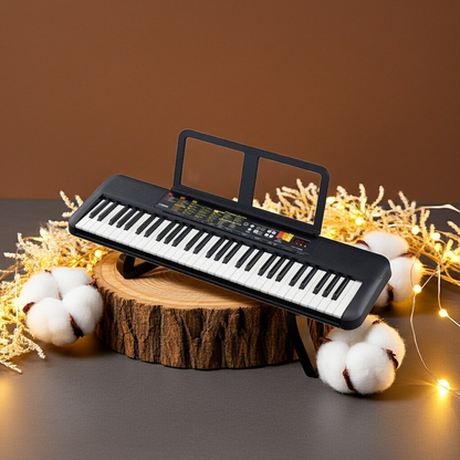 Yamaha PSR-F52 Beginners Keyboard Black & X Stand