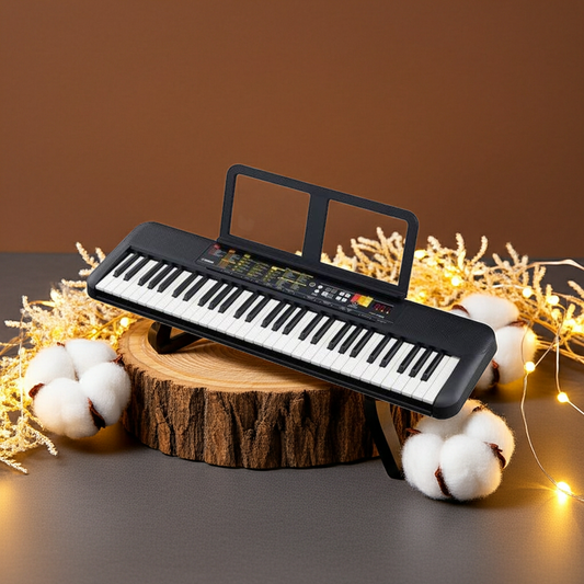 Yamaha PSR-F52 Beginners Keyboard Black & X Stand