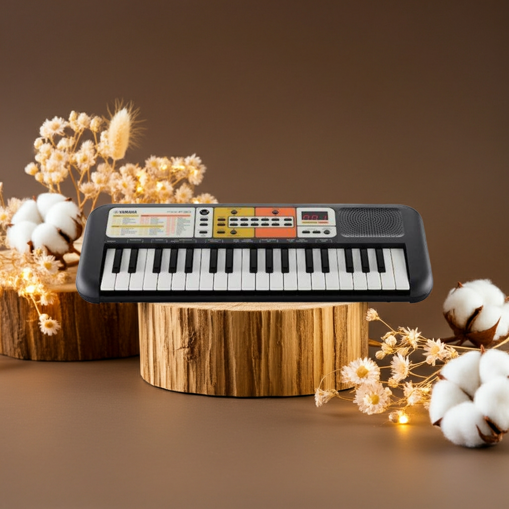 Yamaha PSS-F30 Mini Keyboard Black & X Stand