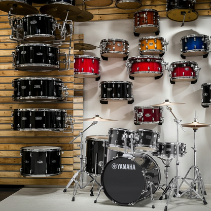 Yamaha Rydeen Drum Kit With 20" Kick Drum & Cymbals - Black Sparkle