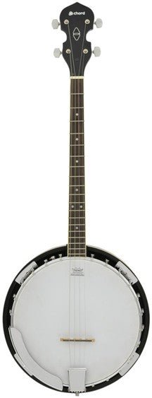 BJ Series Banjo - 4 - string - Mahogany Closed Black - Rhythmic - Cadence
