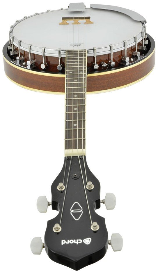BJ Series Banjo - 4 - string - Mahogany Closed Black - Rhythmic - Cadence