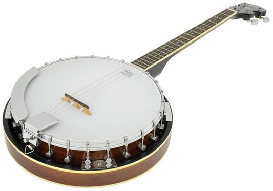 BJ Series Banjo - 4 - string - Mahogany Closed Black - Rhythmic - Cadence
