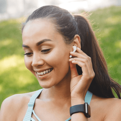 Soundz Wireless Bluetooth Headset With Built - in Battery with Case - Rhythmic - Cadence