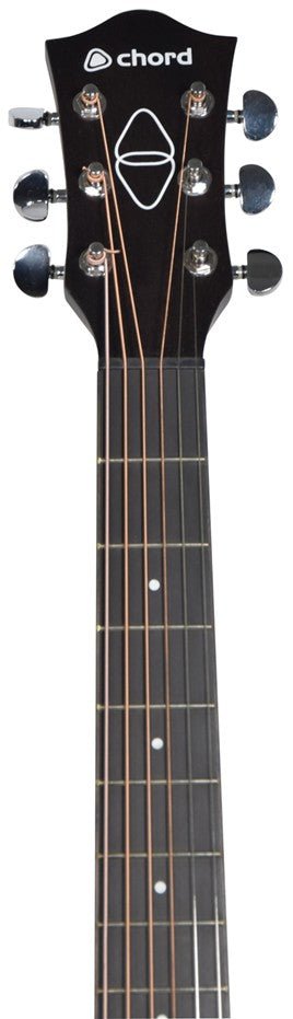 Nomad Series Electro - Acoustic Guitar - Black Quilted Maple - Rhythmic - Cadence