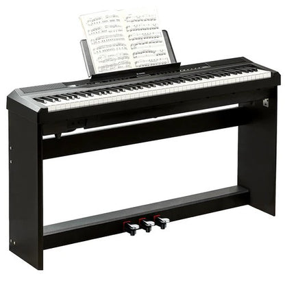 Donner DEP - 20 Portable Keyboard 88 - Key Weighted with Stand - Black - Rhythmic - Cadence
