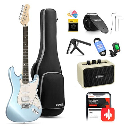 Donner DST-152 ST Electric Guitar Kit - Blue