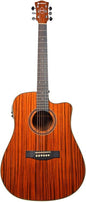 Sundown Electro - Acoustic Western Guitar - Dark Zebrano - Rhythmic - Cadence