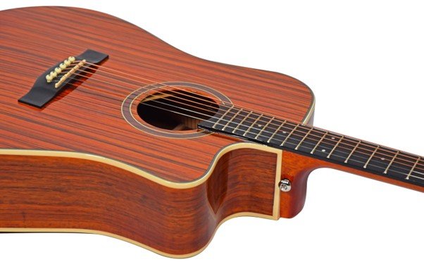 Sundown Electro - Acoustic Western Guitar - Dark Zebrano - Rhythmic - Cadence