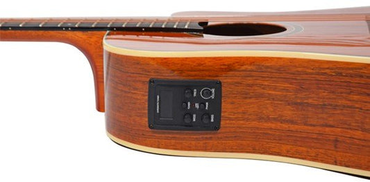 Sundown Electro - Acoustic Western Guitar - Dark Zebrano - Rhythmic - Cadence