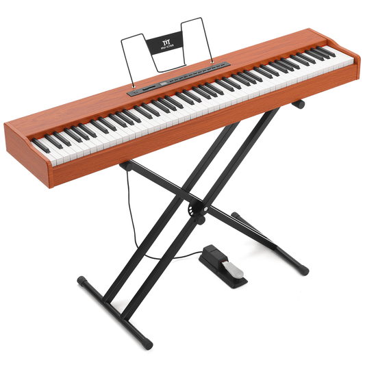 DIGITAL PIANO - BROWN - Rhythmic - Cadence