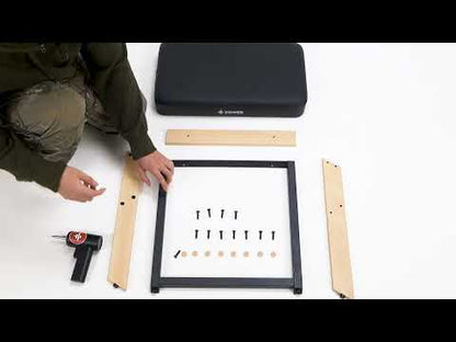 Donner DKB-300 Home Style Thick Padded Piano Bench, Light Wood Colour