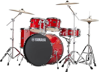 Yamaha Rydeen Drum Kit With 22" Kick Drum & Cymbals - Hot Red