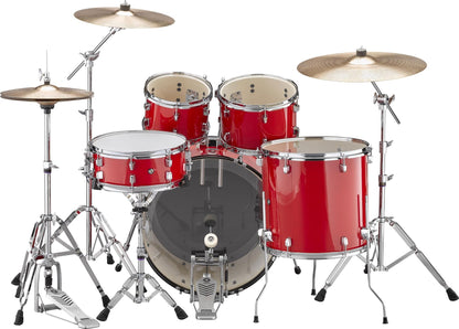 Yamaha Rydeen Drum Kit With 22" Kick Drum & Cymbals - Hot Red