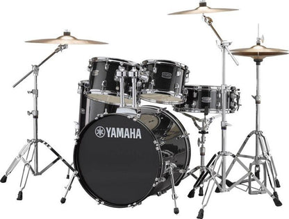 Yamaha Rydeen Drum Kit With 20" Kick Drum & Cymbals - Black Sparkle