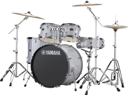 Yamaha Rydeen Drum Kit With 22" Kick Drum & Cymbals - Silver Glitter