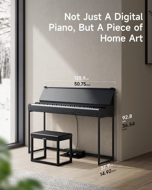 Donner OURA S300 88 Key Graded Hammer Action Weighted Home Digital Piano - Rhythmic - Cadence