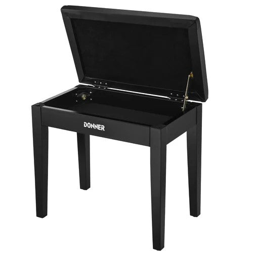 Donner Piano Bench with Storage with High - Density Sponges Pad - Rhythmic - Cadence