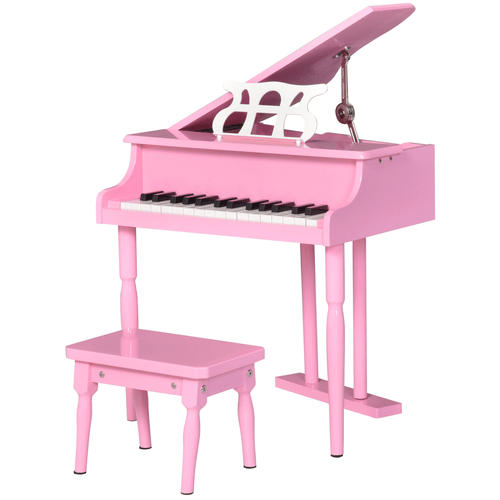 30 Keys Mini Kids Piano with Music Stand and Bench Best Gifts Toy HOMCOM - Rhythmic - Cadence