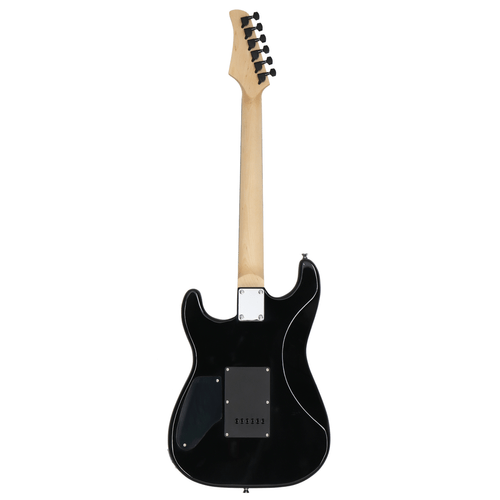 GST Stylish H - H Pickup Tiger Stripe Electric Guitar Kit with 20W AMP Bag Guitar Strap Black - Rhythmic - Cadence