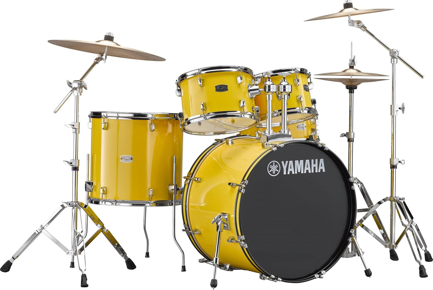 Yamaha Rydeen Drum Kit With 22" Kick Drum & Cymbals - Mellow Yellow