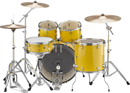 Yamaha Rydeen Drum Kit With 22" Kick Drum & Cymbals - Mellow Yellow